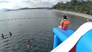 Hilarious Jumping Pillow at Inflatable Island Subic