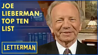 Top Ten Ways Joe Lieberman Would Make A Great President | Letterman