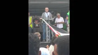 Michael Rosen @ National demonstration in London Saturday 26th July 2014