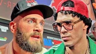 DAVID BENAVIDEZ & CALEB PLANT FIERY WAR OF WORDS AFTER HEATED FIRST FACE OFF