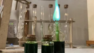 I Made Faraday's Spirit Lamp (Copper Chloride Synthesis)