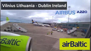 AirBaltic A220 - Vilnius to Dublin, Ireland - Full Flight