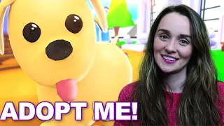 My First Time Playing Adopt Me On Roblox!! | Let's Play Roblox Adopt Me