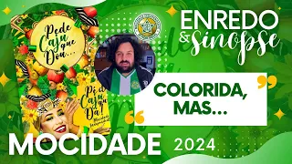 'Não tem que resgatar nada' ENREDO & SINOPSE Mocidade Independente 2024