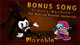 FULL BUILD OUR MACHINE Recreation - Playable | Friday Night Funkin': Indie Cross