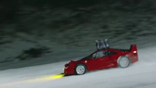 Ferrari F40 - Driving in Snow