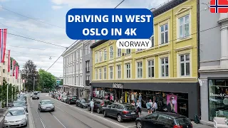 Oslo Norway 4K - Morning Drive - Driving Downtown - 2022