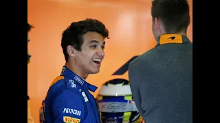 Lando Norris got a little to much information LOL