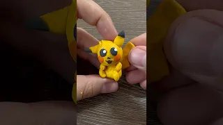 I made a pikachu🥹 #art #clay #plasticine #sculpting #subscribe #tiktok #relax #artist