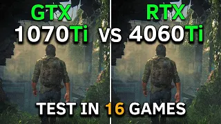 GTX 1070 Ti vs RTX 4060 Ti | Test In 16 Games at 1080p | Is the Upgrade Worth It? | 2023