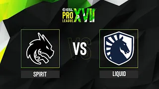 Spirit vs. Liquid - Map 2 [Mirage] - ESL Pro League Season 17 - Lower bracket