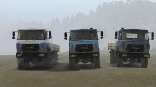 Какой грузовик лучше на бездорожье? 8x8, 6x6 или 4x4? Spintires