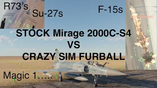 Stock Mirage 2000C-S4 vs CRAZY SIM FURBALL