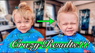 How To Cut a Toddler Faux Hawk / FoHawk at Home! | Professional Results!!