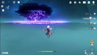 Raiden Shogun Boss Out of Bounds (also Mona's E Final Calamity dodge)