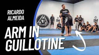 Arm in Guillotine Finishing Details || BJJ Tip