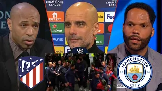 Atletico Madrid vs Manchester City 0-1 Pep Reacts To Play Real Madrid In Semi Finals🔥 Henry Analysis