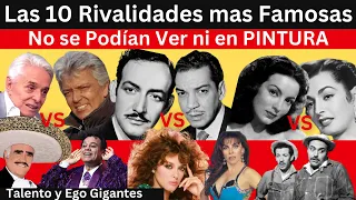 Las Rivalidades Mas Sonadas de los FAMOSOS |  no se podían ver ni en pintura