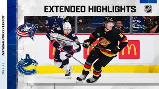 Columbus Blue Jackets vs. Vancouver Canucks Jan 27, 2023 HIGHLIGHTS