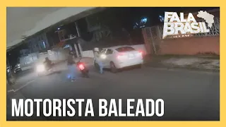 Motorista de aplicativo é baleado após resistir a assalto em São Paulo