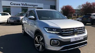 Brand New Volkswagen T-Cross R-Line 1.0TSI DSG in Reflex Silver Metallic