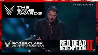 Arthur Morgan (Roger Clark) Wins Best Performance at The Game Awards 2018 Red Dead Redemption 2