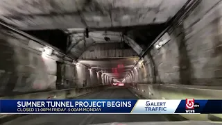 Closures in Boston's Sumner Tunnel begin Friday