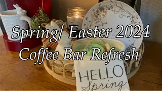 Spring/ Easter Coffee Bar refresh 2024