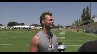 Fall Camp Practice #2: QB Jake Haener