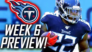 WEEK 6: Tennessee Titans vs Houston Texans PREVIEW and PREDICTION!