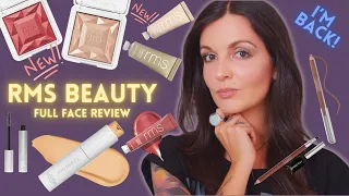 RMS BEAUTY Full Face Review - NEW ReDimension Hydra Blush, Dew Luminizer, Eyelights, Foundation etc.