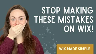 Stop Making These Mistakes on Your Wix Website!