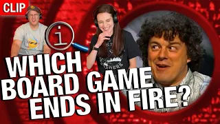 QI - What Board Game Ends in Fire? REACTION