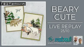 🔴  25th October 2023 Cardmaking and Papercraft LIVE Demonstration using Stampin' Up! Products