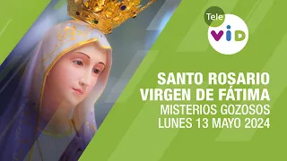 Santo Rosario Virgen de Fátima 📿 Lunes 13 Mayo 2024 Misterios Gozosos - Tele VID