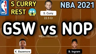 GSW vs NOP || NOP VS GSW NBA LEAGUE || gsw vs nop basketball preview || FANTASYJK