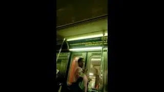 Crazy Crackhead Lady On B Train