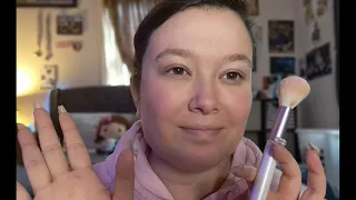 ASMR/ Doing the clean girl look.