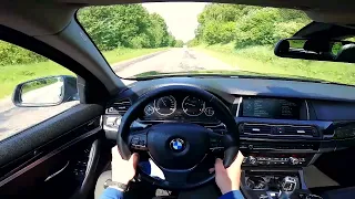 2014 BMW 5 Series Touring F11 530d 258 Hp POV Test Drive @DRIVEWAVE1