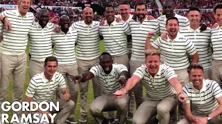 Gordon Ramsay & Usain Bolt Playing Football | Behind the Scenes at Soccer Aid