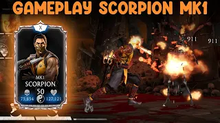 O Novo Melhor do jogo? Gameplay/Review Scorpion MK1 Vale a Pena? MK Mobile