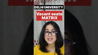 🔥Delhi university VACANT SEAT LIST Out || How to check?|| RE-ORDER Preferences