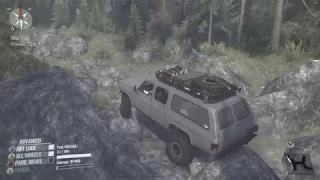 Spintires mudrunner SASQUATCH MOUNTAIN!!