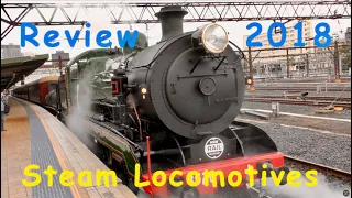 Australian Trains - Steam Locomotives in Action, 2018 Review