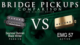 Seymour Duncan BLACK WINTER vs EMG 57 - Bridge Pickup Guitar Tone Comparison Demo