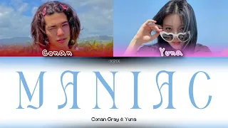 Conan Gray - 'Maniac ft. Yuna (ITZY)' Lyrics (Color Coded Esp/Eng)