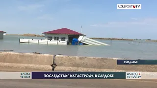 Последствия прорыва дамбы на Сардобинском водохранилище