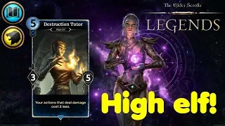 Elder scrolls legends – High elf deck!