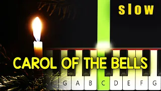 Carol Of The Bells | Piano Tutorial (VERY EASY & SLOW)