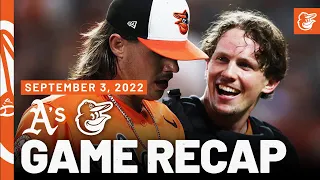 Athletics vs. Orioles Game Recap (9/3/22) | Baltimore Orioles